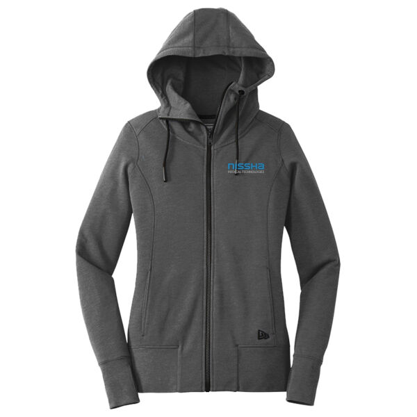 New Era Women's Tri-Blend Fleece Full-Zip Hoodie Thumbnail