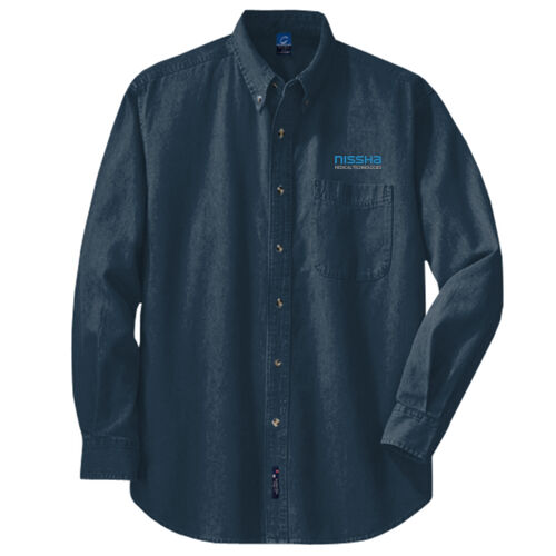 Port & Company - Long Sleeve Value Denim Shirt Thumbnail