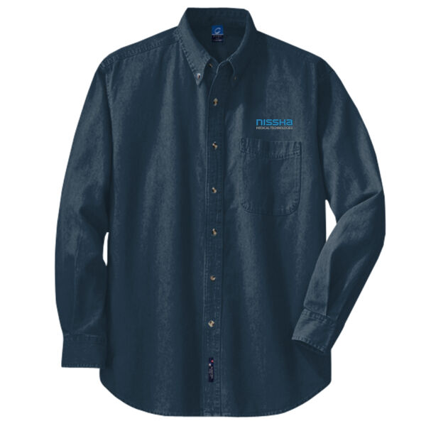 Port & Company - Long Sleeve Value Denim Shirt Thumbnail
