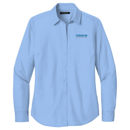 Port Authority Women’s Long Sleeve Nailhead Easy Care Shirt Thumbnail